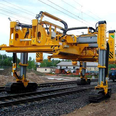 Delovi za mašinu za zamenu skretnica i šinskih polja