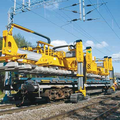 Mašina za zamenu skretnica i šinskih polja DESEC TL70